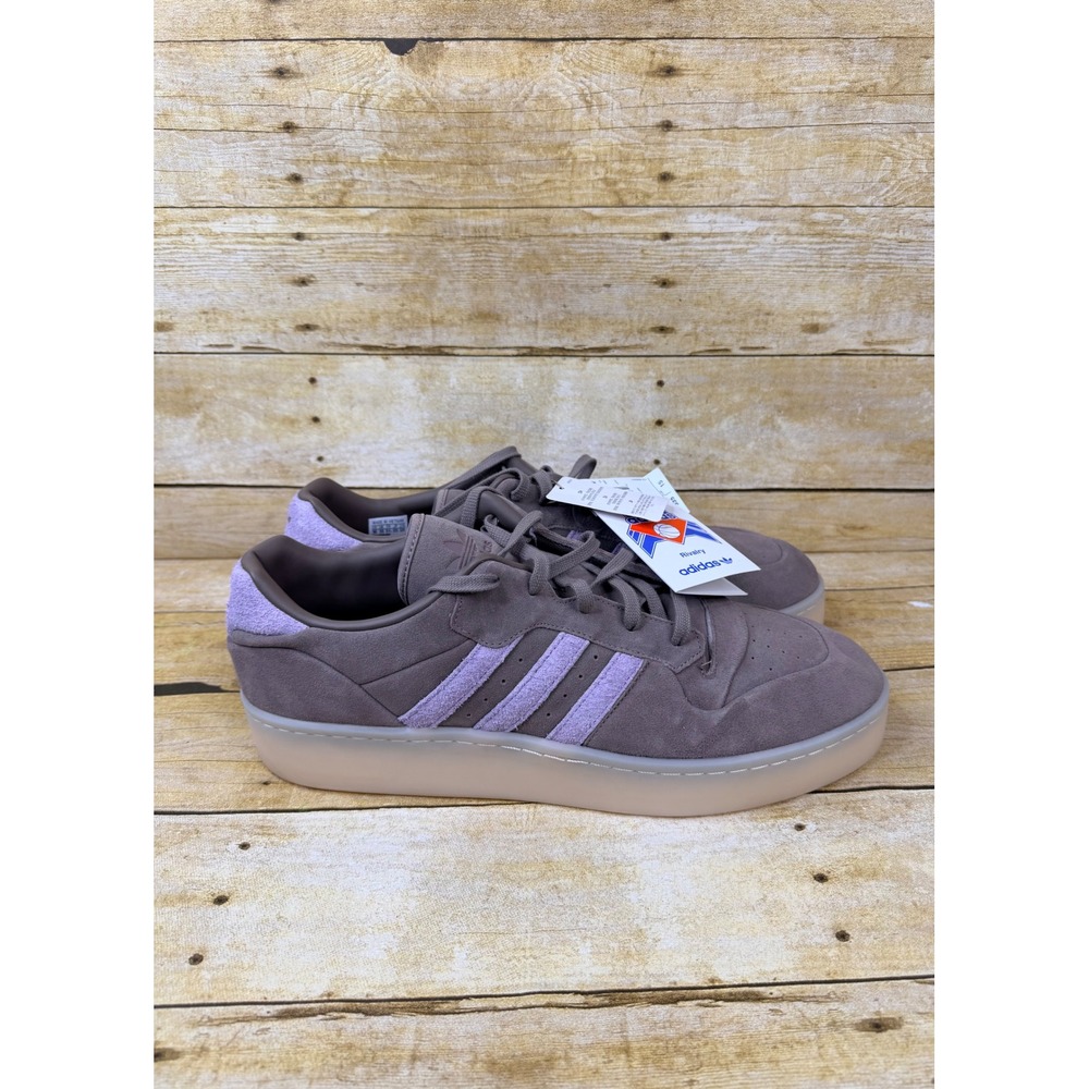 Adidas Rivalry Lux Low Earth Strata Shoe Mens Size 16 JH7974 Brown Purple New